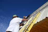Ed and Martin Install the Solar Panels